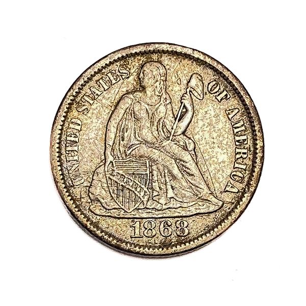 1863-S Seated Liberty Dime XF