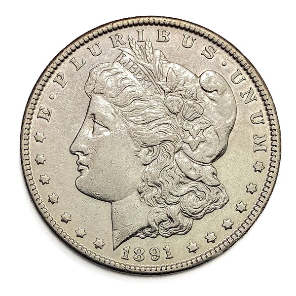 1891-CC Morgan Silver Dollar MS