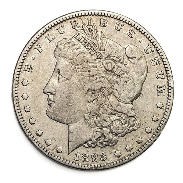 1893 Morgan Silver Dollar Fine