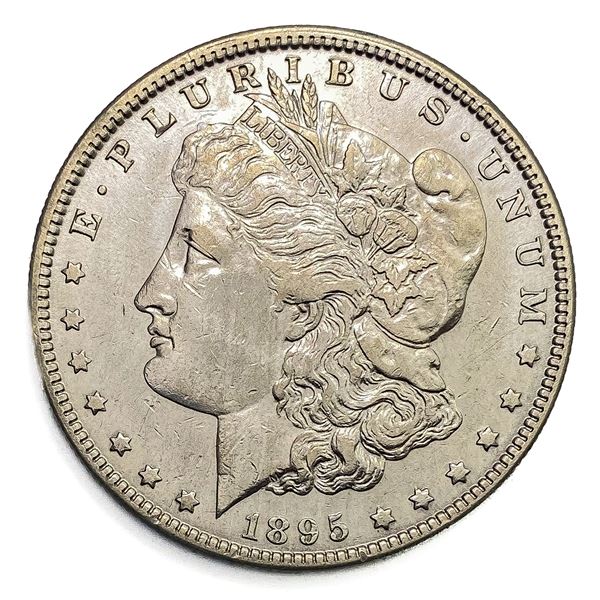 1895-O Morgan Silver Dollar AU
