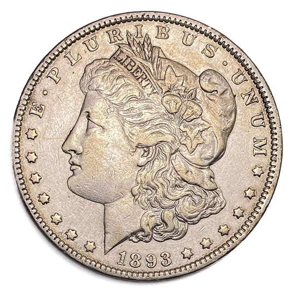1893 Morgan Silver Dollar AU