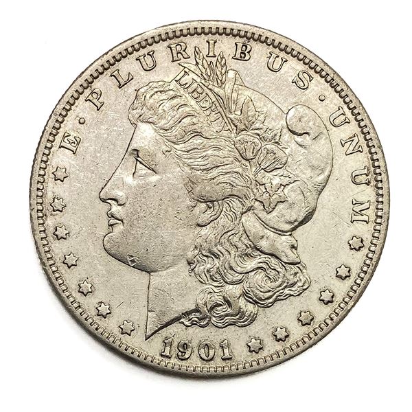 1901-S Morgan Silver Dollar AU