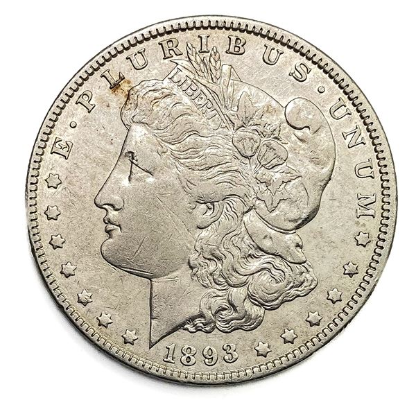 1893-O Morgan Silver Dollar XF