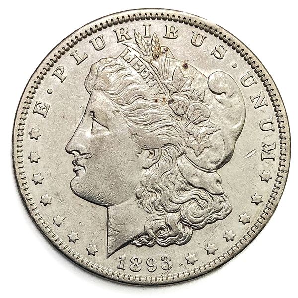 1893 Morgan Silver Dollar XF