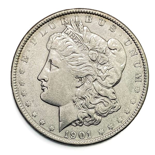 1901 Morgan Silver Dollar AU