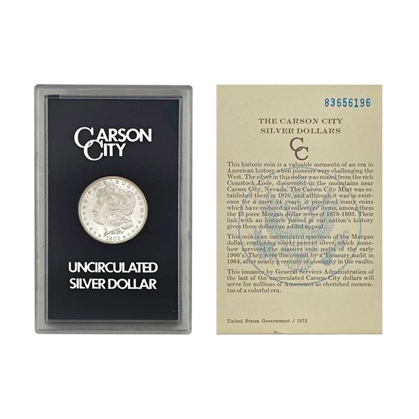 1883-CC Morgan Silver Dollar GSA