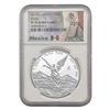 Image 10 : 2017 Mexico 1/20oz-1oz Proof Silver Set [5 Coins] NGC PF70 DCAM