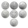 Image 1 : 2011-2014 Gem BU Canada Silver Maple Leafs Lot [7 Coins]