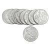 Image 2 : Gem BU 1oz Silver Rounds Lot of 10 [10 Coins]