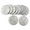 Image 1 : Gem BU 1oz Silver Rounds Lot of 10 [10 Coins]