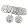 Image 1 : Gem BU 1oz Silver Rounds Lot of 10 [10 Coins]