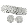 Image 2 : Gem BU 1oz Silver Rounds Lot of 10 [10 Coins]