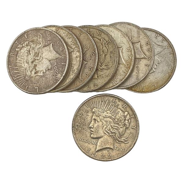 1922-1923 [8] Silver Peace Dollar