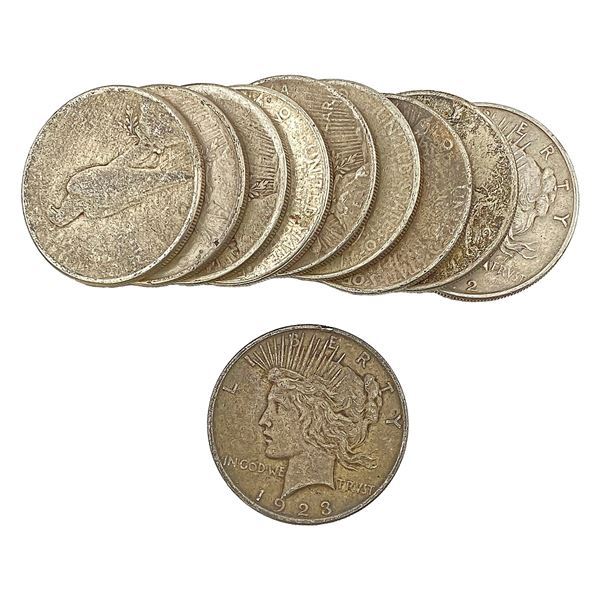1922-1925 [10] Silver Peace Dollar