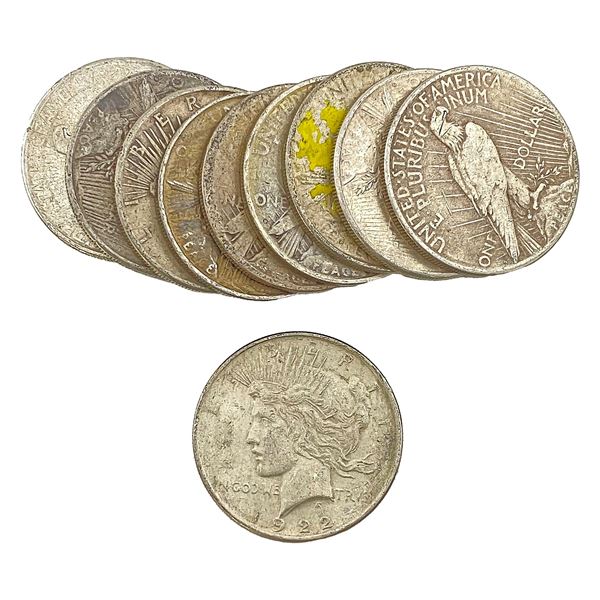 1922-1925 [10] Silver Peace Dollar