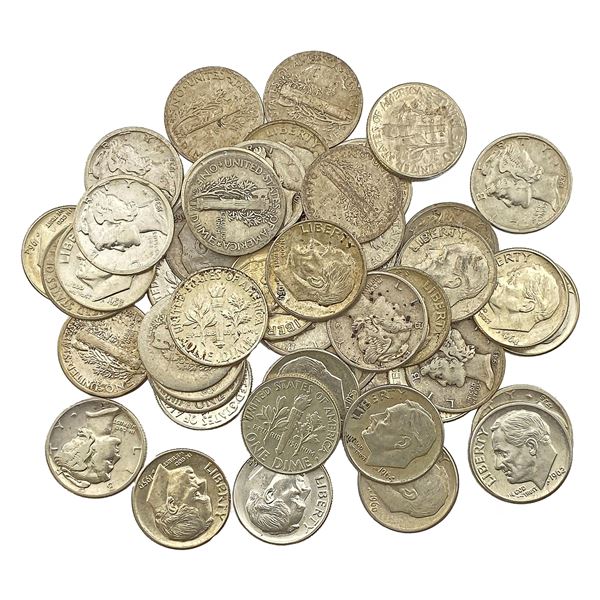1917-1964 [50] 90% Silver Dimes