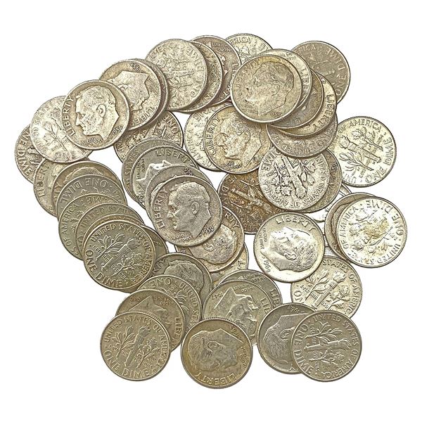 1947-1964 [50] 90% Silver Dimes