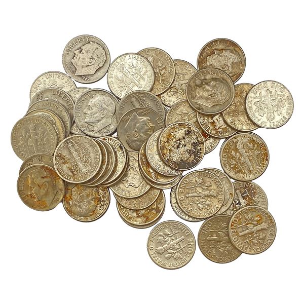 1943-1964 [50] 90% Silver Dimes