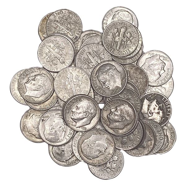 1947-1964 [50] 90% Silver Dimes
