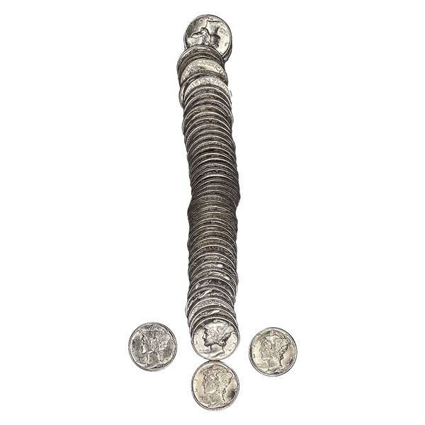 1942 [49] Mercury Silver Dime