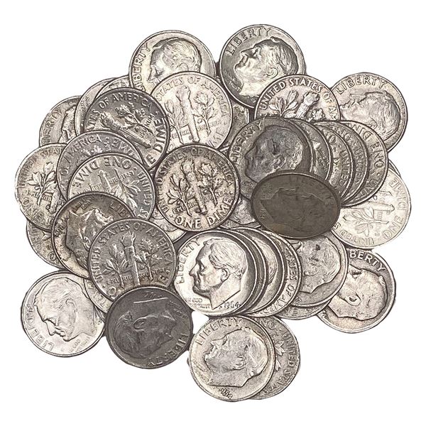 1947-1964 [50] 90% Silver Dimes