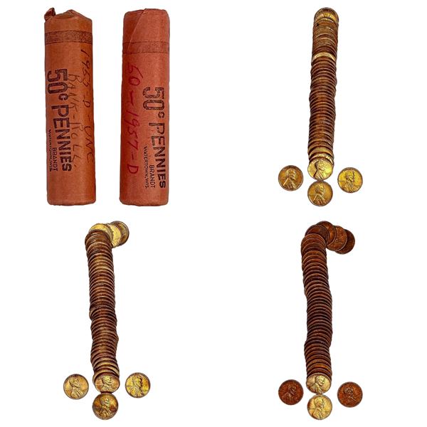 1948-1957 [243] Wheat Cent