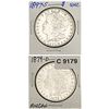[2 Coins] 1879 O,S Morgan Silver Dollar  UNC