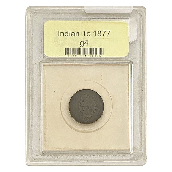 1877 Indian Head Cent USCG G4