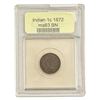 Image 1 : 1872 Indian Head Cent USCG MS63 BN