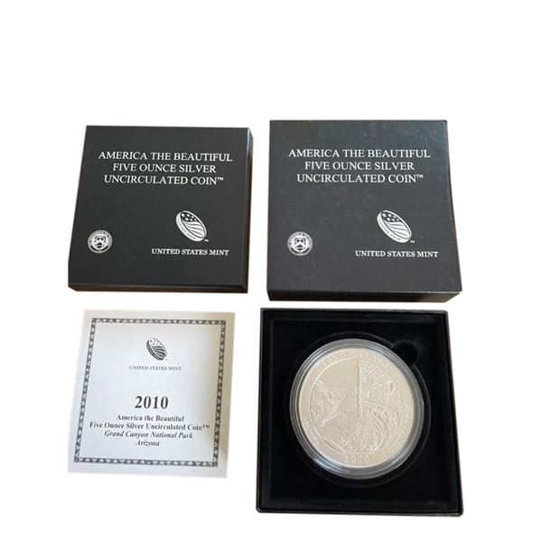 2010 ATB 25C 5oz Silver Grand Canyon NP