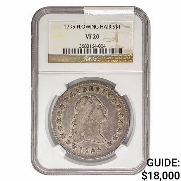 1795 Flowing Hair Dollar NGC VF20