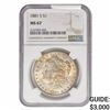 Image 1 : 1881-S Morgan Silver Dollar NGC MS67
