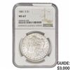 Image 1 : 1881-S Morgan Silver Dollar NGC MS67