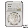 Image 1 : 1880-S Morgan Silver Dollar NGC MS67