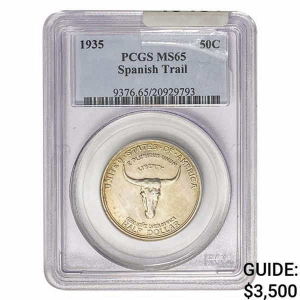 1935 Spanish Trail Half Dollar PCGS MS65