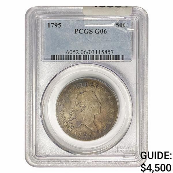 1795 Flowing Hair Half Dollar PCGS G06