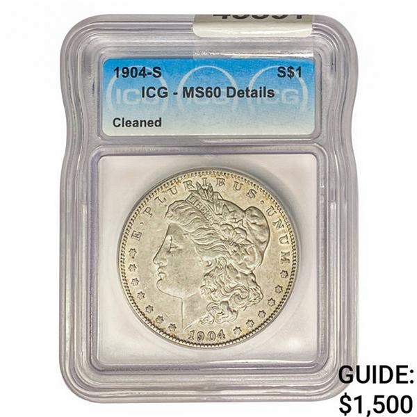1904-S Morgan Silver Dollar ICG MS60