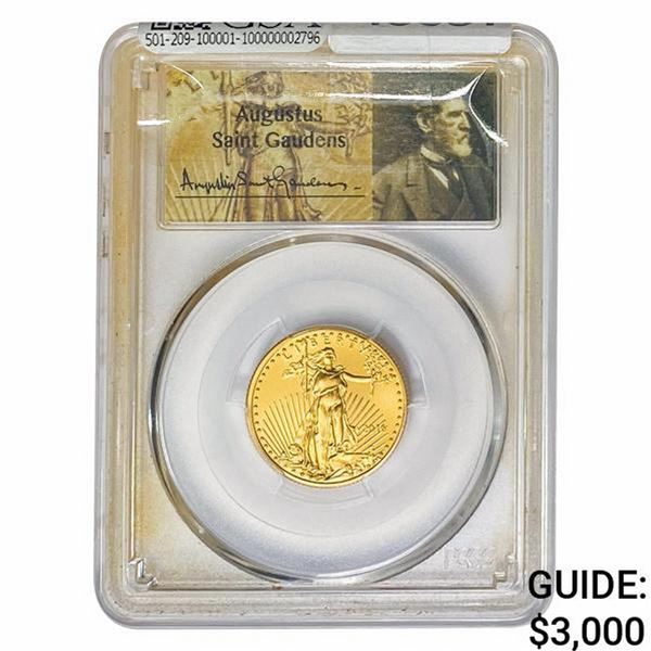 2016 1/4oz $10 AGE PCGS MS70