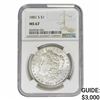 Image 1 : 1881-S Morgan Silver Dollar NGC MS67