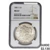 Image 1 : 1881-S Morgan Silver Dollar NGC MS67