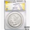 Image 1 : 1883-O Morgan Silver Dollar ANACS MS64