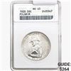 Image 1 : 1920 Pilgrim Half Dollar ANACS MS63