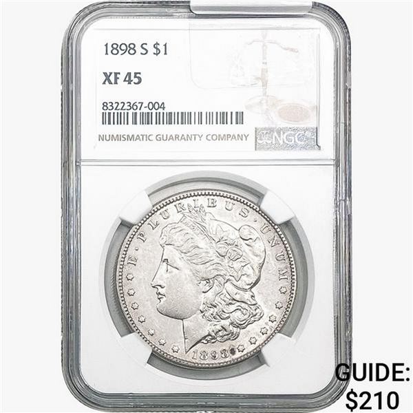 1898-S Morgan Silver Dollar NGC XF45