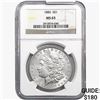 Image 1 : 1886 Morgan Silver Dollar NGC MS63
