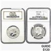 Image 1 : [2]1964-1969 Kennedy Half Dollar NGC PF67-68