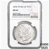 Image 1 : 1878 REV79 Morgan Silver Dollar NGC MS62