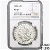 1884-S Morgan Silver Dollar NGC AU50