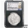 Image 1 : 1889 Morgan Silver Dollar NGC MS63 Bag Fragment