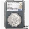 Image 1 : 1885-O Morgan Silver Dollar NGC MS63 Bag Fragment