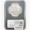 Image 2 : 1885-O Morgan Silver Dollar NGC MS63 Bag Fragment